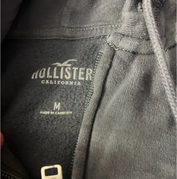 Oversized Full-Zip Hoodie Hollister - Image 2