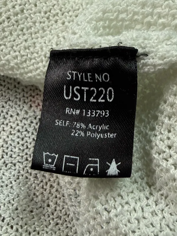 POL Daisy Print Loose Knit Hooded Sweater Women’s Size Small Boutique Sweater - Image 7