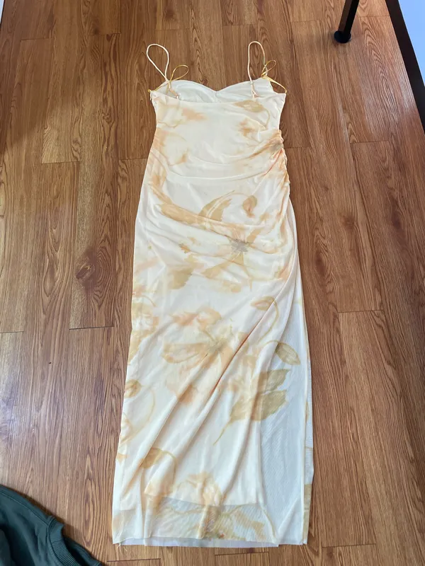 Zara printed tulle midi dress    - Image 13