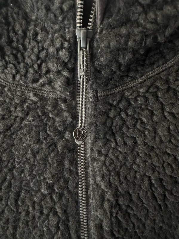 Lululemon Black Sherpa 1/4 zip - Image 3