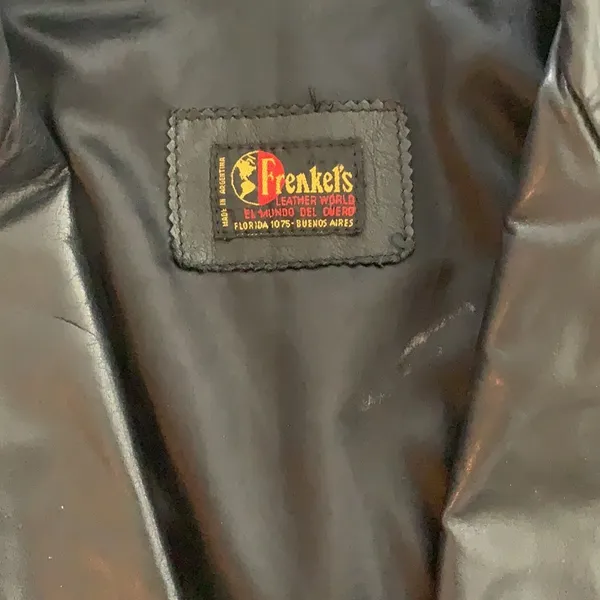 Vintage Genuine Leather Jacket Size L - Image 4