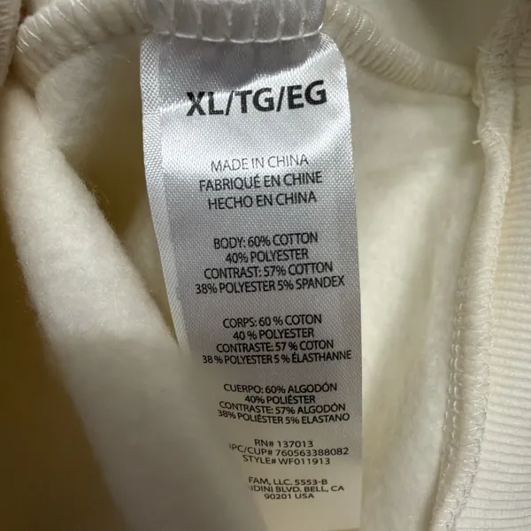 Wildfox Ski Bunny Cream Sweatshirt with Pink Accents - Image 5