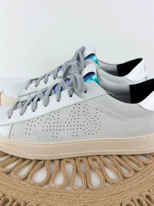 NEW P448 Jack Sneakers White Metallic Women’s Sz 41 EU 9.5 US - Image 6