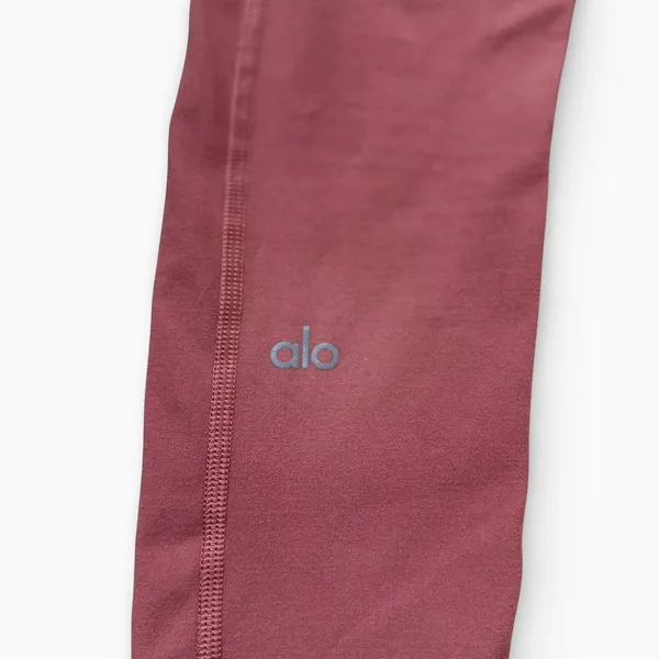 Alo Yoga Pink High-Waist Alosoft Lounge Legging Yoga Pants Workout Women's Small - Image 7