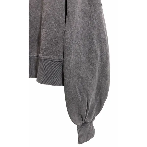 Free People‎ Take Me Back Pullover Charcoal Women's Size XS - Image 7