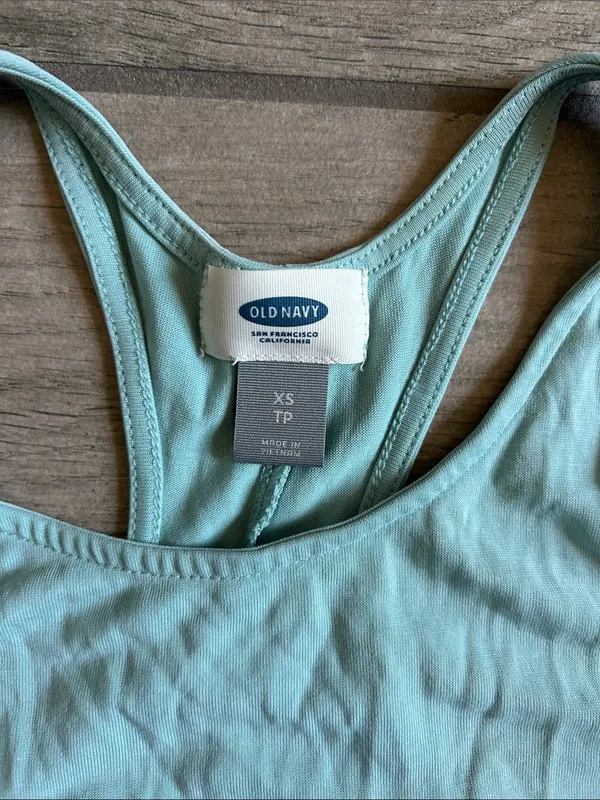 Old Navy Mint Racerback Tank Top - Image 2