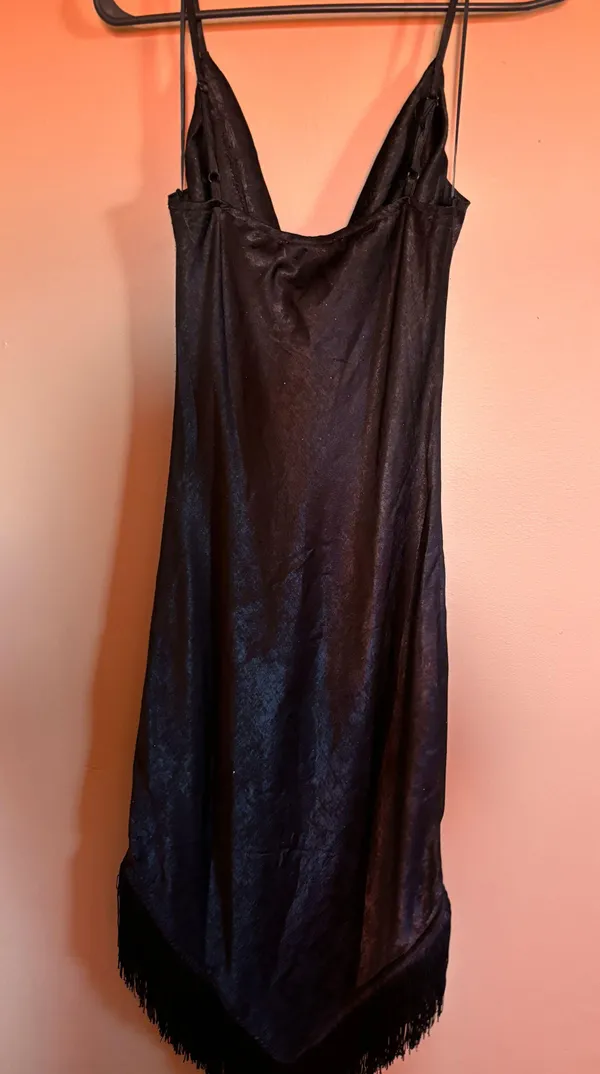 Thirty Thirty Black Fringe Dress - Image 3