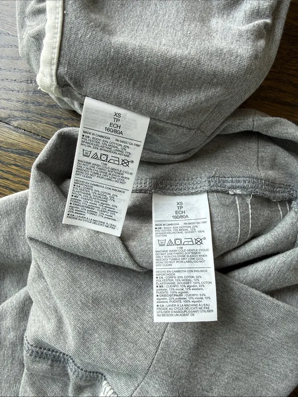 Old Navy PowerChill Side-Striped Leggings & Tank Matching Set size XS Grey NWOT - Image 9