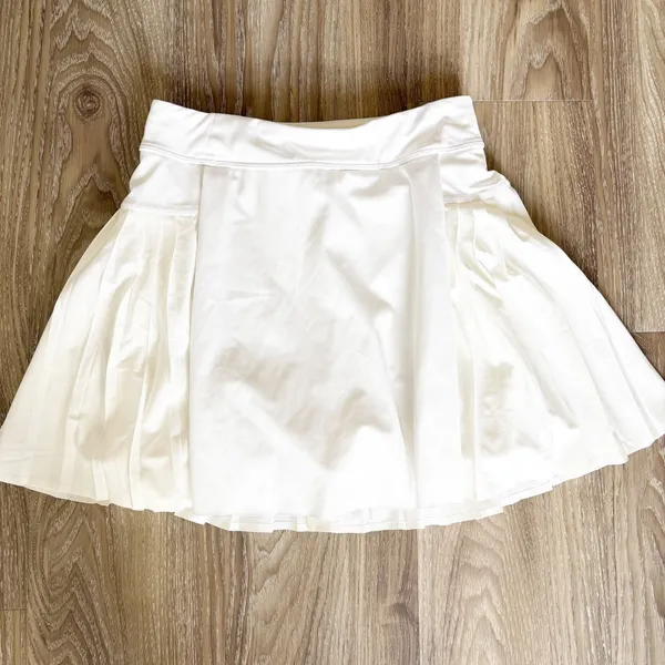Athleta Womens White Advantage Pleated Tenniscore Pickleball Active Skort XXS - Image 3
