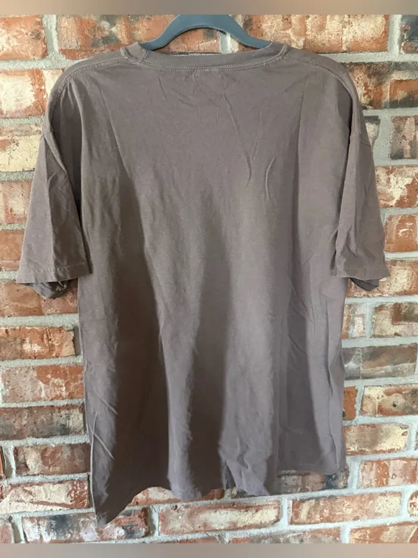 Comfort Colors Espresso Short Sleeve Tee with Checker & Leopard Smiley - Image 3