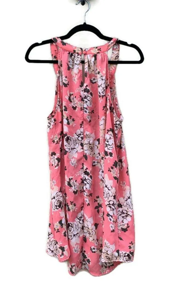 Torrid Georgette Floral Print High Low Sleeveless Drape Tank Top Plus Size 14/16 - Image 3