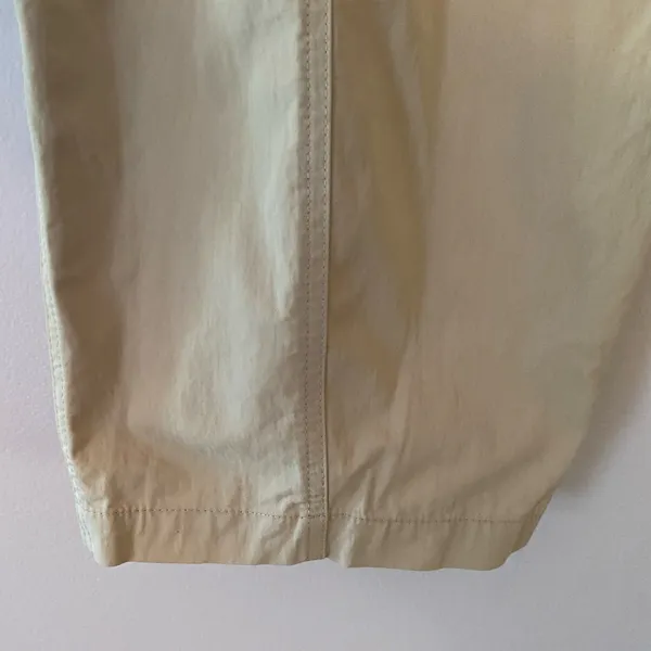 Abercrombie & Fitch Cream Tan Barrel Leg Khaki Pants Workwear Preppy Women's 29 - Image 5