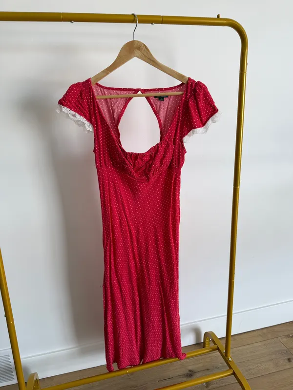 Red long dress wild fable - Image 2