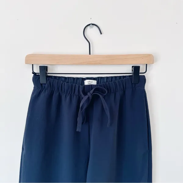 Aritzia Wilfred The Lodge Pant Crepette Navy Admiral - Image 7