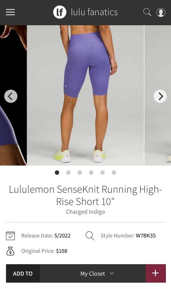 Lululemon Senseknit High-Rise 10" Shorts - Image 7