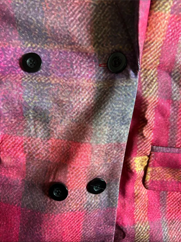 Women's Pink Plaid Double - Image 3