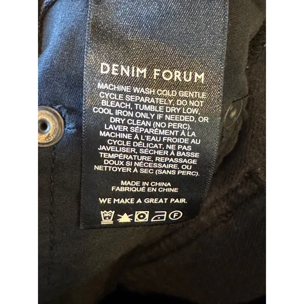 Aritzia Denim Forum Skirt Women 23 Black‎ Washed Denim 90s Cargo Mini Jean Retro - Image 10