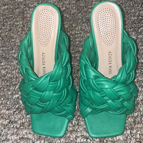 Womens New Azalea Wang Carolina Greens Heels - Image 5