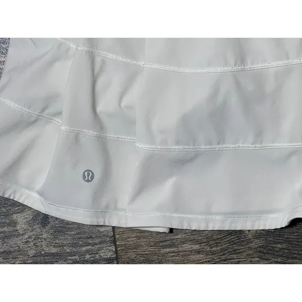 Lululemon Pace Rival Mid Rise Skirt Lemon Sorbet Size 4 Athletic Tennis Long EUC - Image 8