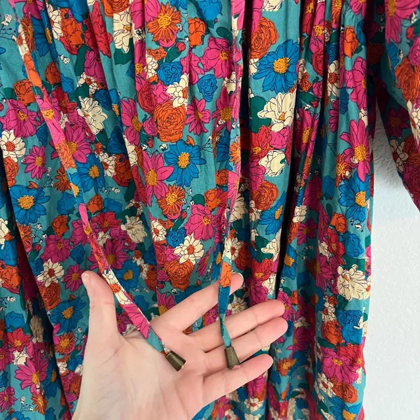 Entro Floral Mini Dress Size Small - Image 7