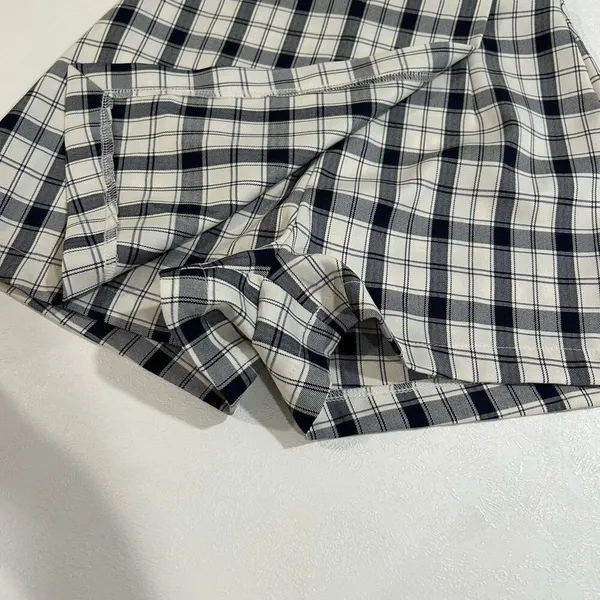 Princess Polly Plaid Mini Skort US 2 AU 6 Preppy Academia Schoolgirl Aesthetic - Image 4