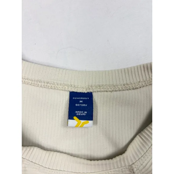 Old Navy powersoft go dri cream cropped performance tank. Size M. athletic - Image 2