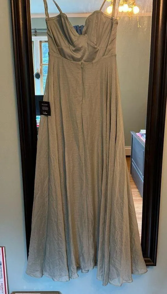 Lulu’s Dreamy Destiny Sage Green Pleated Backless Maxi Dress 👗 - Image 7