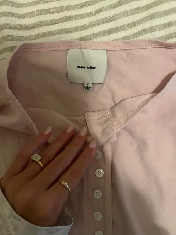 Reformation Julie knit top - Image 4