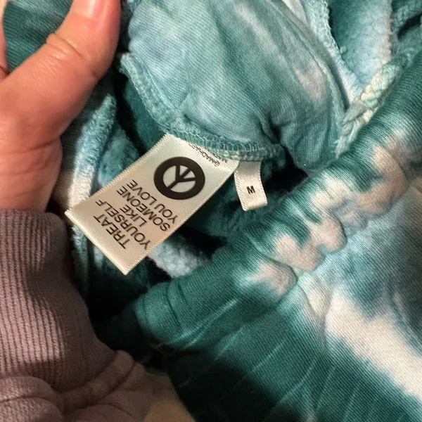 Madhappy Teal Tie-Dye Joggers - Image 4