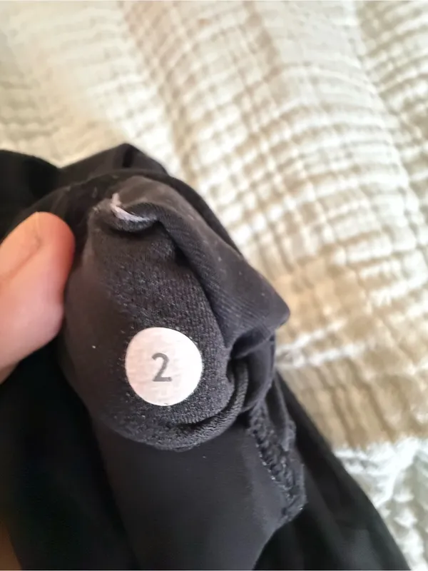 Lululemon Black Athletic Zip Pocket Leggings - Image 2