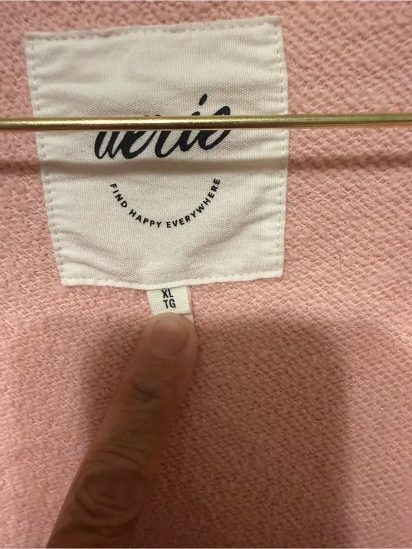 Aerie oversized XL Cozy Pink Half-Zip Women’s Sweater - Image 2