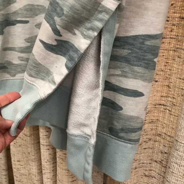 Old Navy Vintage Boyfriend Camo Tunic Sweatshirt - Image 5