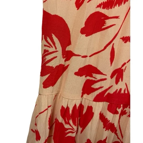 NWT LOFT Sleeveless Tiered Floral Midi‎ Dress Size XS Feminine Vacation Beachy - Image 11