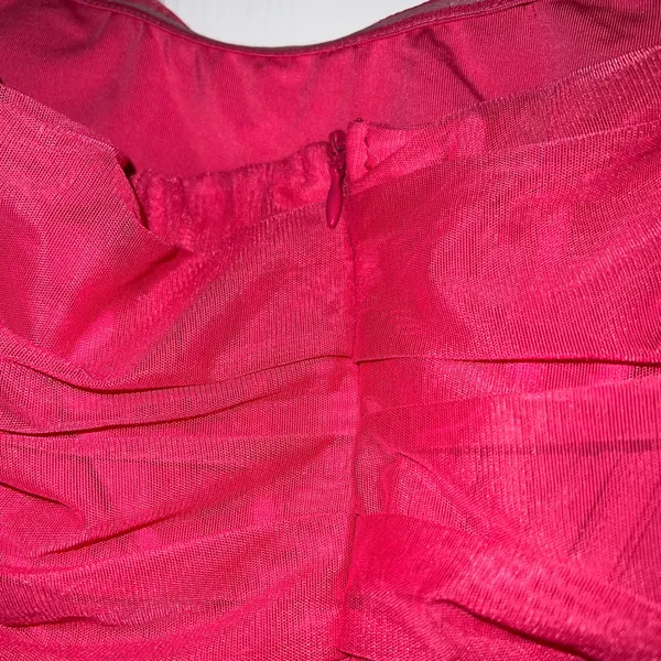 Superdown Sonya Bustier Mesh Dress in Hot Pink Size Small - Image 9