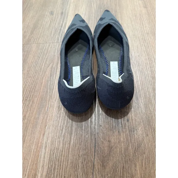 Rothys The Point Grey Camo Pointed Toe Flats‎ Womens 8.5 Sustainable Washable - Image 3
