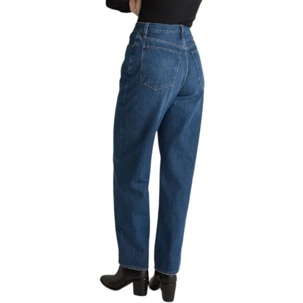 Madewell Baggy Straight Jeans Dark Worn Indigo Wash Size 30‎ Denim Casual - Image 2