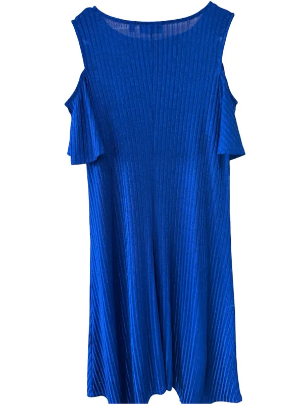 Apt. 9 Cobalt Blue Cold-Shoulder Midi Dress - Image 2
