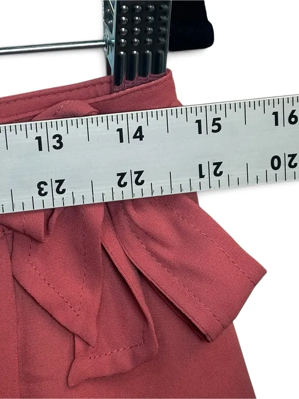 J.Crew Women’s Size 4 Rose Pink Wrap Tulip Pencil Skirt Side Bow Lined - Image 6