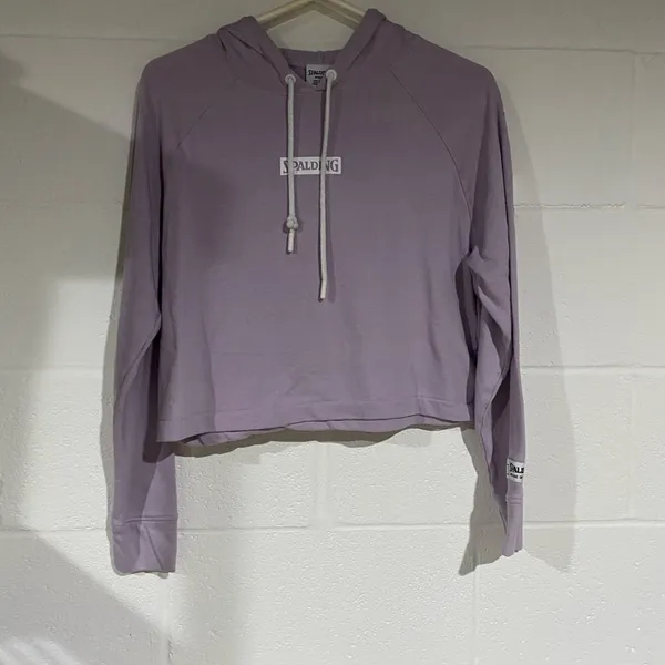 Spalding Women's Lavender Hoodie Top medium - Image 2