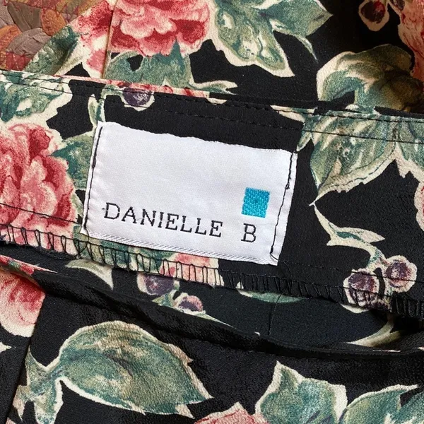 90s VINTAGE GRUNGE FLORAL MIDI / MAXI SKIRT - Image 2