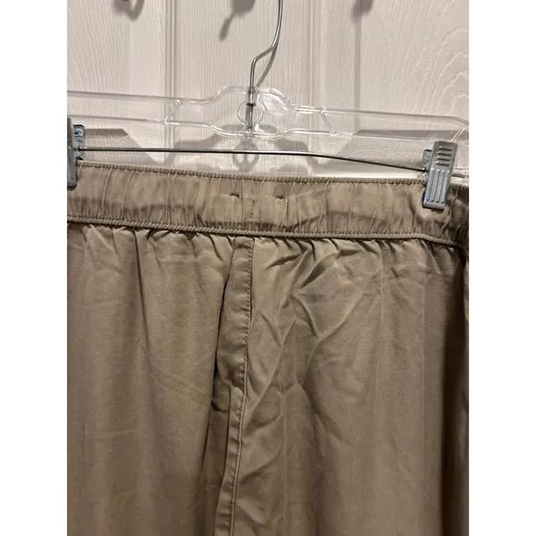 Jones New York Jones & Co Green Khaki Lyocell Elastic Waist Pants Plus Size 1X Lagenlook Earthy - Image 5