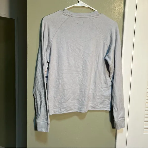 Volcom Women's Size Small Lil Crewneck Sweatshirt Light Gray True To This Cotton - Image 6