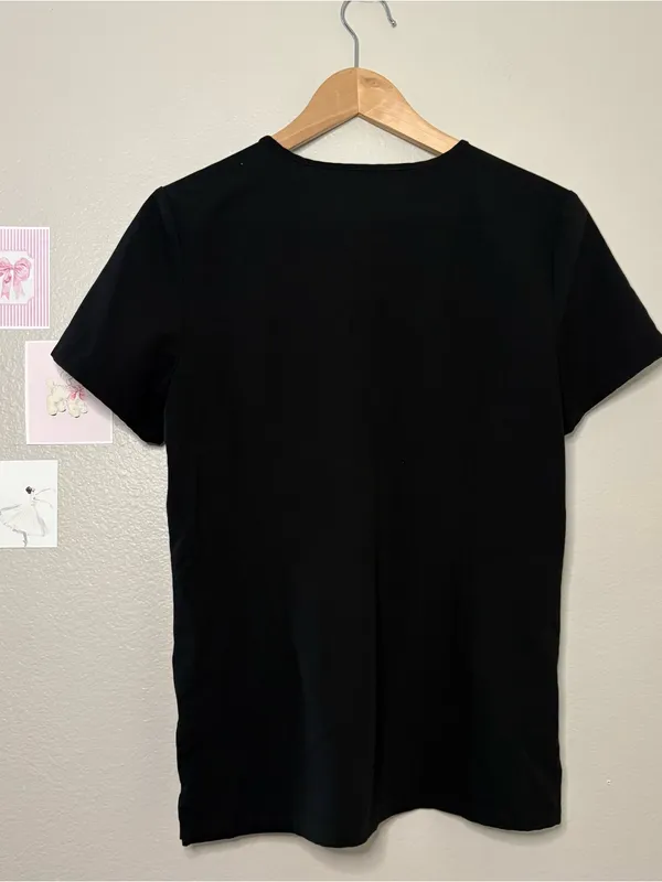 Figs scrubs top nurse cna medical field black quiet luxury workwear women unisex - Image 2