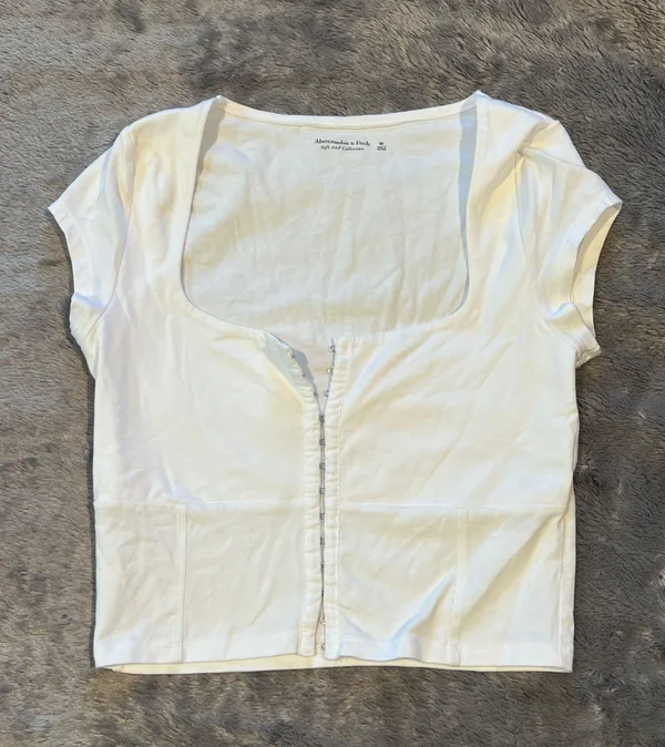 Abercrombie Cotton Seamless Fabric Corset Top - Image 2