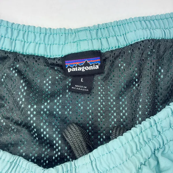 Men’s Patagonia Baggies Long 7” Fresh Teal Shorts Size L - Image 3