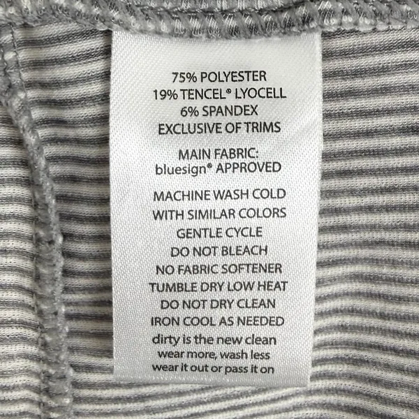 Toad & Co Women's Swifty Trail Skirt Grey Stripe Size XL - Image 4