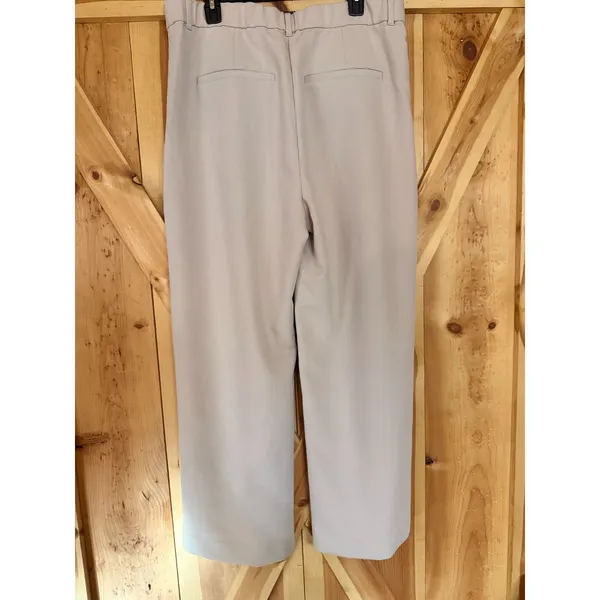 Abercrombie & Fitch Women's Sloane Ultra High Wide Pants Trousers Beige 33 X 16R - Image 2