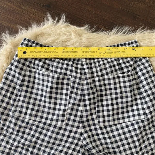NWT Market & Spruce Lena Drawstring Linen Shorts Size M - Image 6