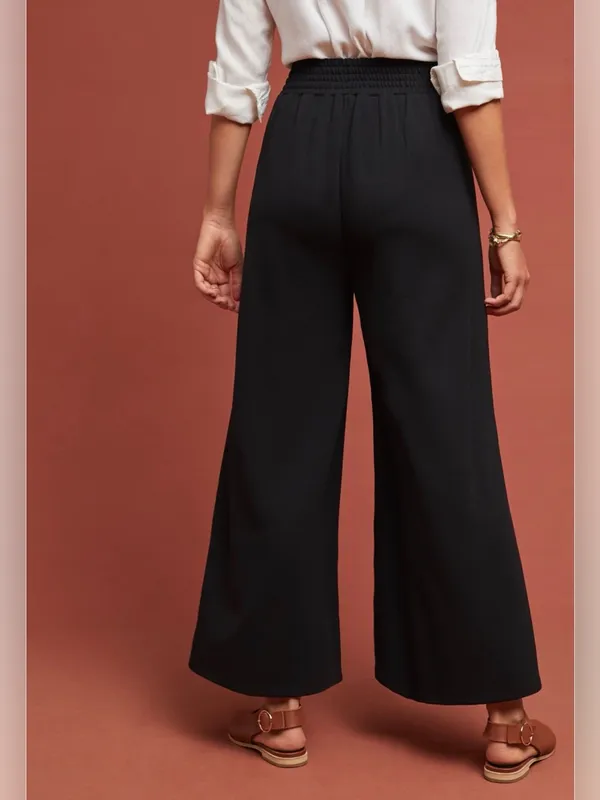 Anthropologie Ettawa Lucerne Wide Leg Pants Black XS - Image 4
