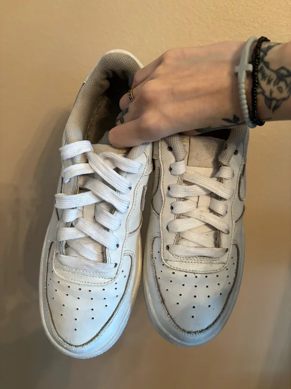 Nike Air Force 1 Low GS 'White' - Image 3